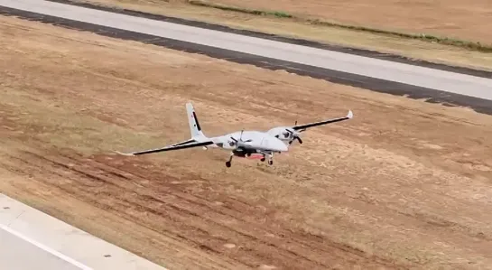 The Turkish-made Bayraktar AKINCI high-altitude reconnaissance and strike drone successfully dropped TOLUN guided bombs for the