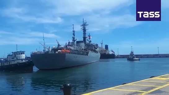 ▶️ The Russian Navy's training ship The Smolny has left Venezuela's port of La Guaira