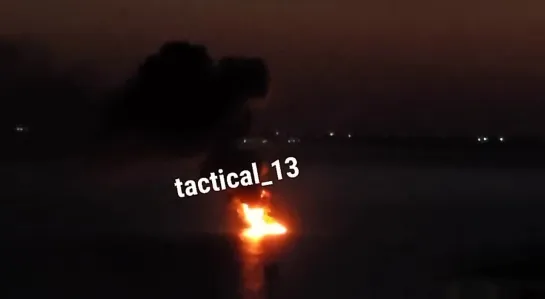 Destruction of Ukrainian BEKs in the Black Sea last night