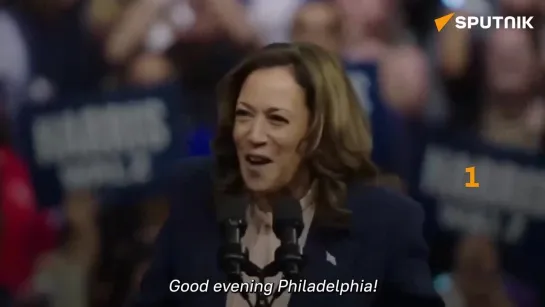 Kamala Harris' word counter on!