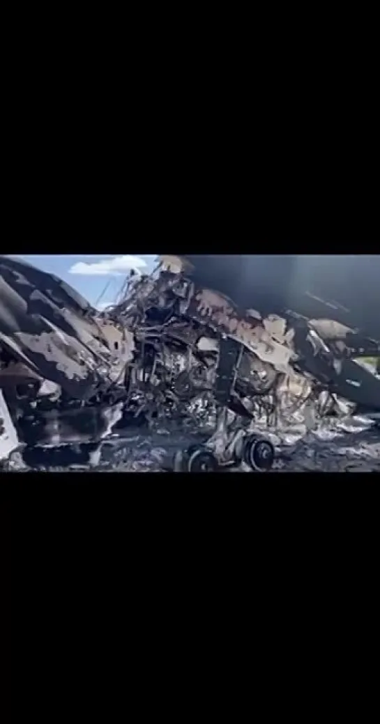 Footage has appeared online, allegedly from the Morozovsk airbase in the Rostov region showing a destroyed Su-34