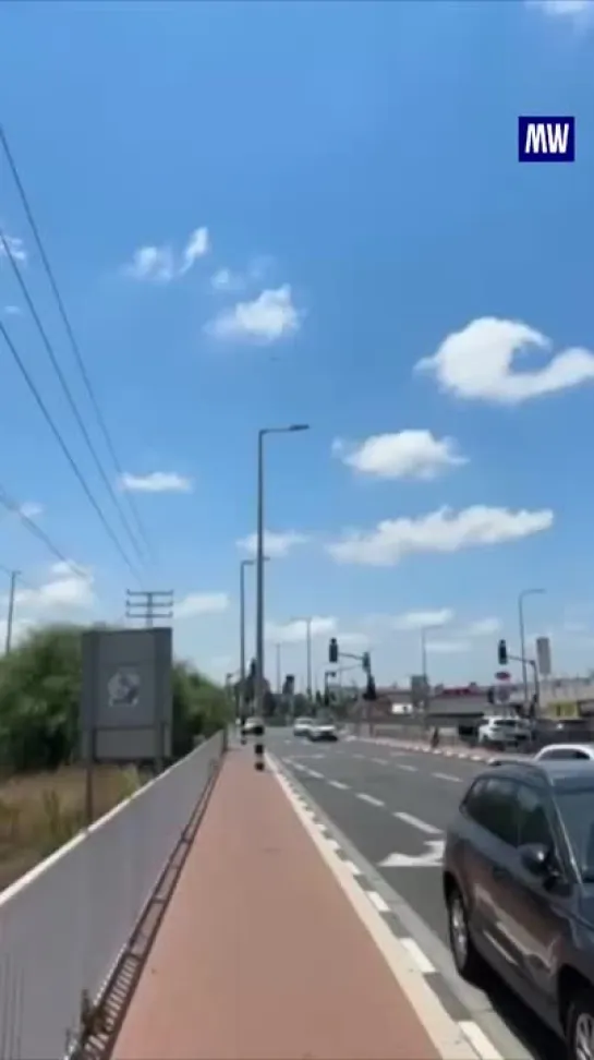 The UAV flying in the sky of the Western Galilee