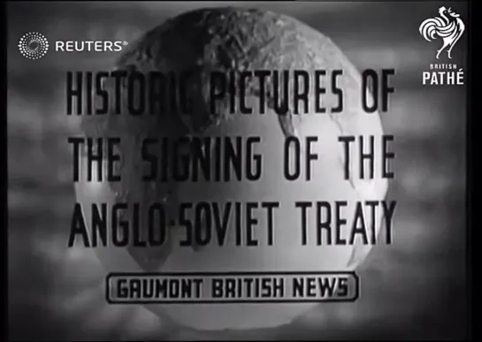 Anglo-Soviet Treaty signed in London (1942)