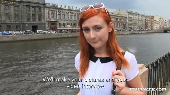 Eva Berger - Redhead Eva Is a Model Who Turns Hardcore at the Photoshoot (2014) HD