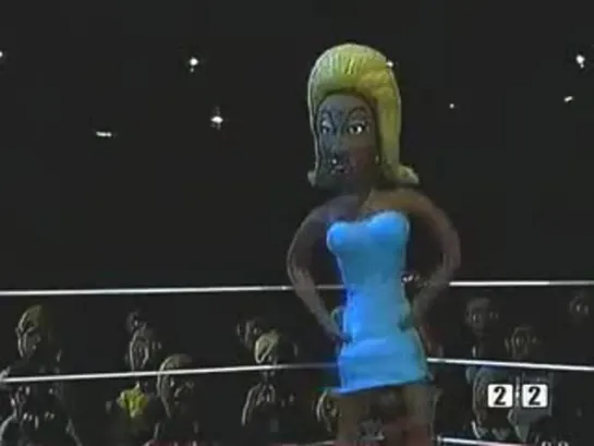 Celebrity Deathmatch|Pilot episodes|Deathbowl '98