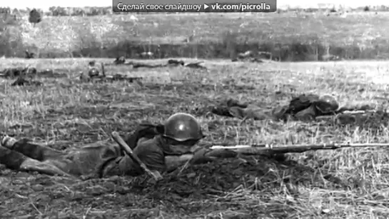 «Первый год Великой войны  1941 » под музыку 9 мая День Победы - Военный оркестр Марш Прощанье словянки. Picrolla