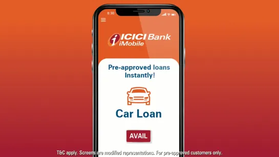 Instant Car Loan Sanction with ICICI Bank Savings Account