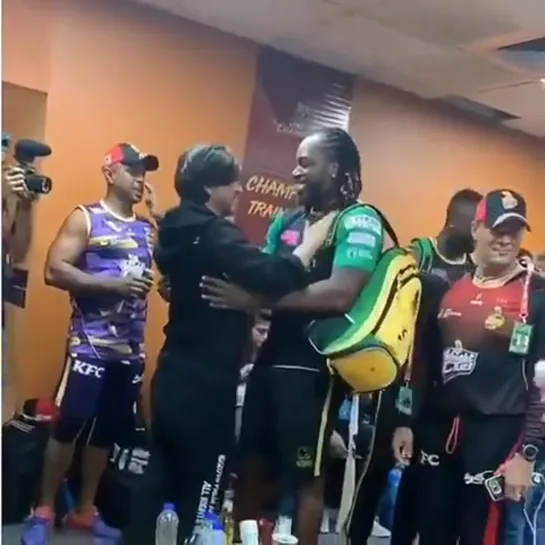 @IAMSRK @chrisgayle333 #TKR #ShahRukhKhan #chrisgayle