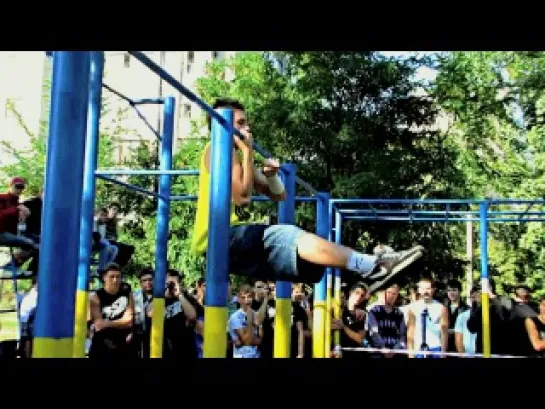 Street Workout Dnepropetrovsk(соревнования на турнике/брусьях)