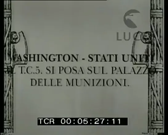 Washington_ il dirigibile T.C. 5 plana sul palazzo delle munizioni [ytLHjDQCXhA]