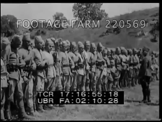 WWI Turkish Troops 220569-08 _ Footage Farm