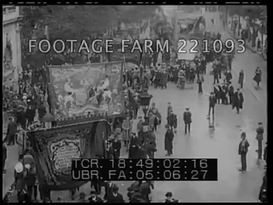 WWI Scenes - British Home Front 221093-06 _ Footage Farm