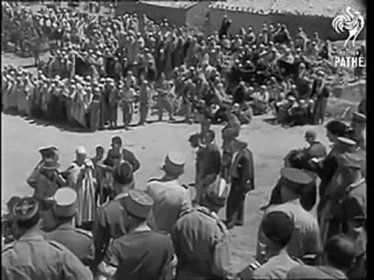 Mass Rally Of Moslems In Algeria (1957) [jaAAZ2-LdYI]