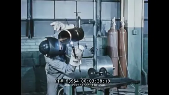 LINDE HELIARC _ TIG WELDING FOR CARBON STEEL PIPE 1960s TRAINING FILM 63954 [6zxRT4PpIJw]