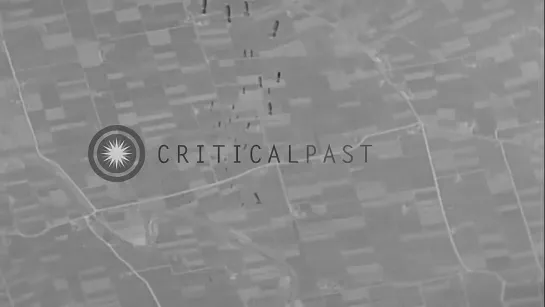 Air attack by B-24 bombers on Budapest. HD Stock Footage