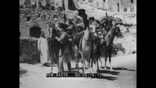 PALESTINE POLICE FORCE 1940s BRITISH MANDATE-ERA RECRUITMENT FILM ISRAEL JERUSALEM TEL AVIV 94574 [zSTwLH-UcNA]