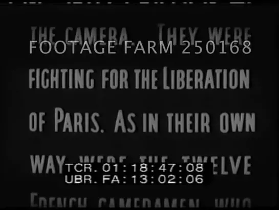 Liberation of Paris 250168-18 _ Footage Farm