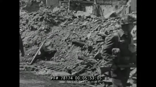 WORLD WAR II LIBERATION OF PARIS 1944 COMBAT DOCUMENTARY 78174