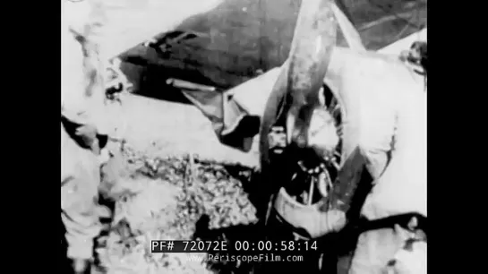 RED BARON MANFRED VON RICHTHOFEN SILENT NEWSREEL FOOTAGE WWI 72072E