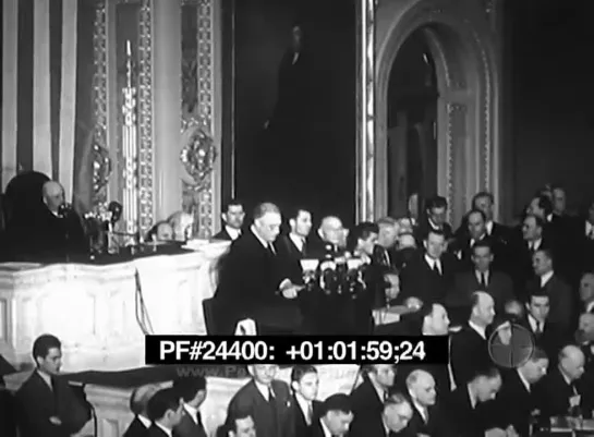 FDR INFAMY SPEECH ASKING CONGRESS TO DECLARE WAR (12_8_41) - Franklin Delano Roo