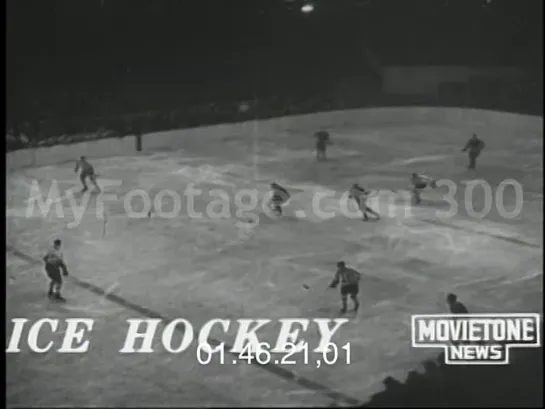 1940 Hockey - New York Rangers Win Stanley Cup