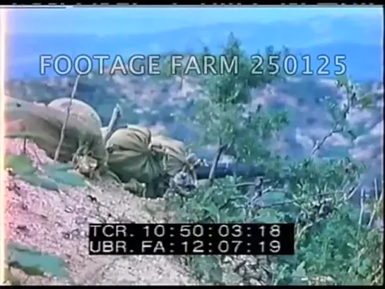 Korean War; 1st Marine Co, 1st Marines Sniper 250125-06 _ Footage Farm [Rl9V61GTgOo]