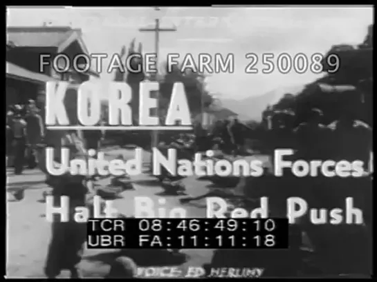 Korea_ United Nations Forces Halt Big Red Push 250089-10 _ Footage Farm [e_KrbD-W1w4]