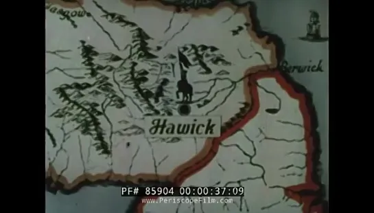 QUEEN O THE BORDER 1948 TRAVELOGUE OF HAWICK SCOTLAND CASHMERE  MERINO KNIT SWEATERS 85904 [1I59inz590E]