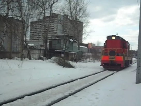 Чмэ3 1966 возвращаеться с Лобненской пмс №76 на ст Лобня