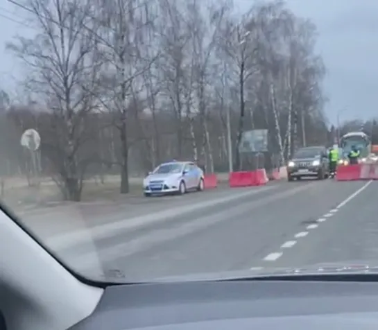 На въезде в Лобню проверяют пропуска