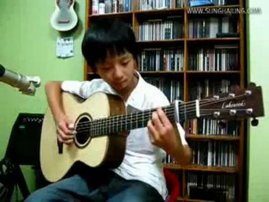 (Joan Osborne) One Of Us - Sungha Jung. comp. by Eric Bazilian._xvid