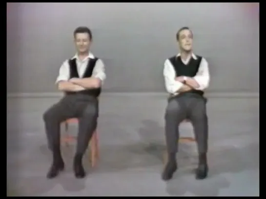 Gene Kelly and Donald O'Connor = Sit-down dance medley (Gene Kelly TV special broadcast October 16, 1960)