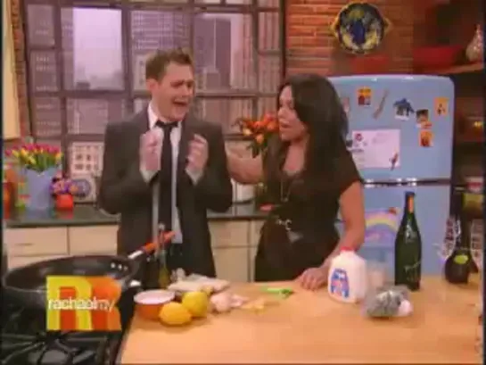 Michael Buble serenades Rachael Ray