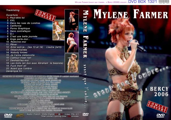 Mylene Farmer - Avant Que L'ombre A Bercy (2006)