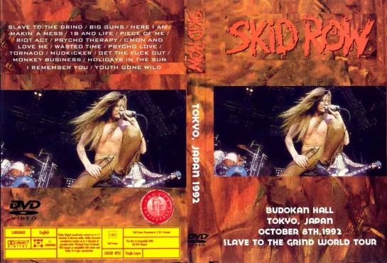 Skid Row - Budokan Hall, Tokyo (1992)