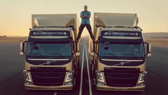 Volvo Trucks - The Epic Split feat. Van Damme (Live Test)