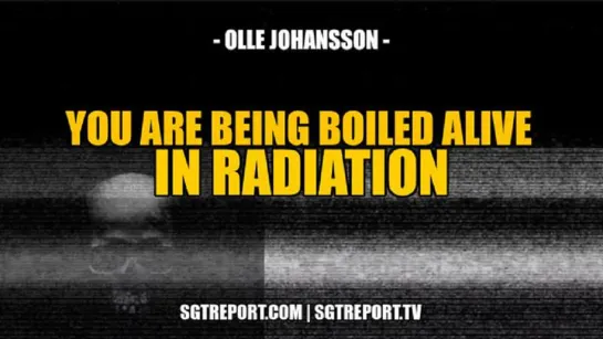 YOU ARE BEING BOILED ALIVE IN RADIATION -- Prof. Olle Johansson