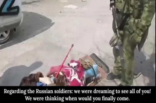 Old Woman Rescued By Russian Troops In Mariupol Reveals The Truth