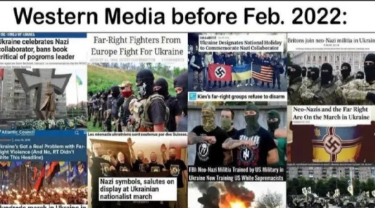 Why are Liberals Supporting neo-nazis in Ukraine? Because they are useful in setting up the New World Order