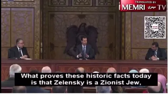 Syrian President Slams Hypocrisy Of Warmongering US/Zionists Who Are Destroying All Of Our Nations