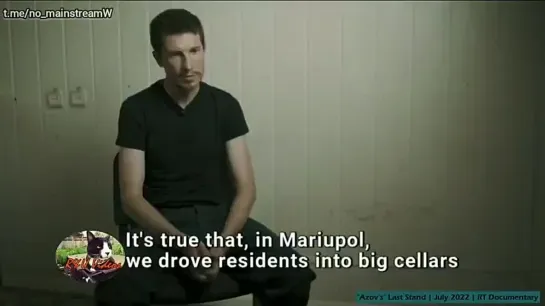 Ukroid Admits Mariupol Tactic Was: Use Civilians As Shields And Never Let Them Leave