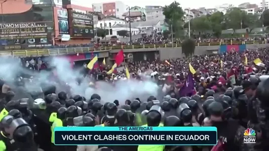 HUNGER GAMES: Chaos throughout Quito, Ecuador as the government teeters on collapse