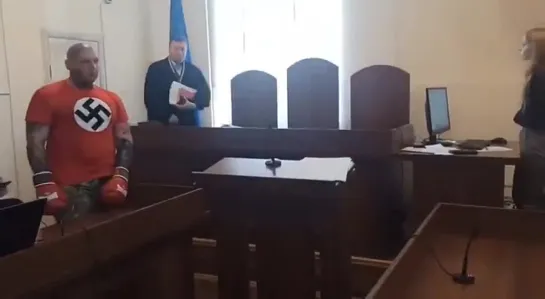 Scene from a Ukrainian court, before the war