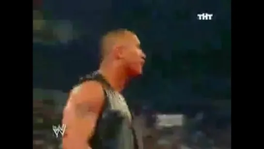 WWE / Goldberg - debut on WWE Monday Night RAW / 2003/03/31 (Канал ТНТ) НИЗКОЕ КАЧЕСТВО