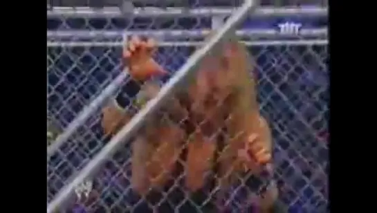 WWE / Goldberg vs Christian - Steel Cage Match /  RAW / 2003/05/12 (Канал ТНТ) НИЗКОЕ КАЧЕСТВО