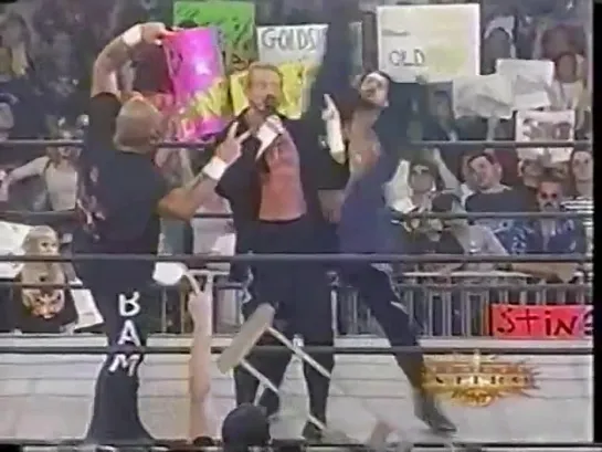 WCW: Nitro / Goldberg and Hulk Hogan Vs. Diamond Dallas Page, Chris Kanyon and Bam Bam Bigelow / 1999/08/30