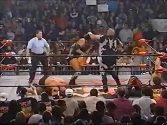 WCW Nitro / Goldberg Vs. Kevin Nash Vs. Bam Bam Bigelow /1998/12/14