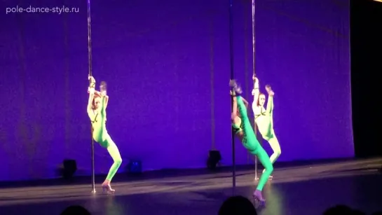 Трио Exotic Pole Dance. Алия Симеева, Анна Клименко, Александра Похила. Танцевальное шоу "НЕВЕСОМОСТЬ" студии  Pole Dance Style