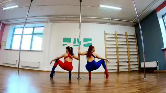 Exotic_pole_dance_duet_Kolesnikova_Nadin_&_Malkova_Elena POLE DANCE STYLE