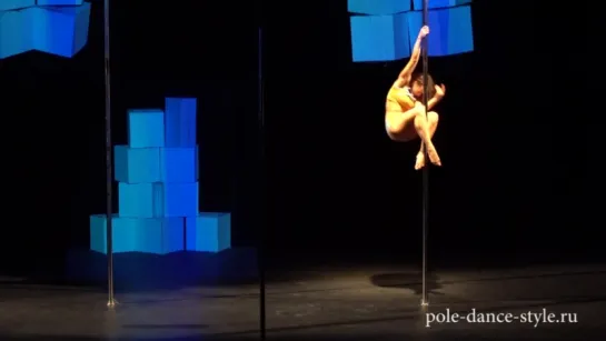 Наталья Петрова. Шоу "8D" студии Pole Dance Style